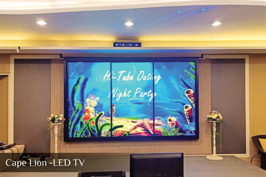 Cape Lion Ballroom - LED TV
